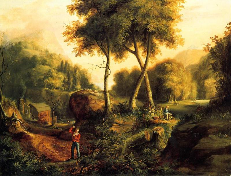 Thomas Cole Landscape1825 Spain oil painting art